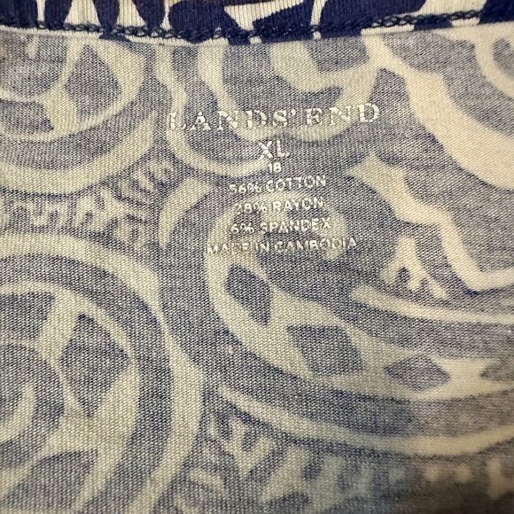 Lands End Boho Tank XL - Picture 2 of 2